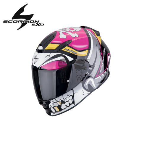 Casco SCORPION EXO-491 PIRATE ROSA