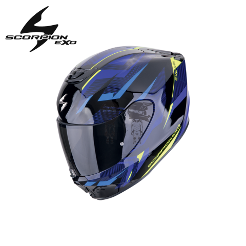 Casco SCORPION EXO-391 AAXO NEGRO AZUL 