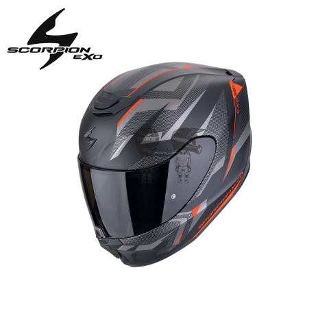 Casco SCORPION EXO-391 AAXO NEGRO MATE ROJO