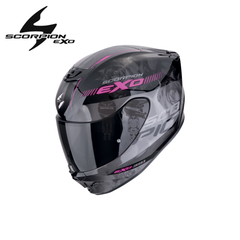 Casco SCORPION EXO-391 AVA NEGRO ROSA 